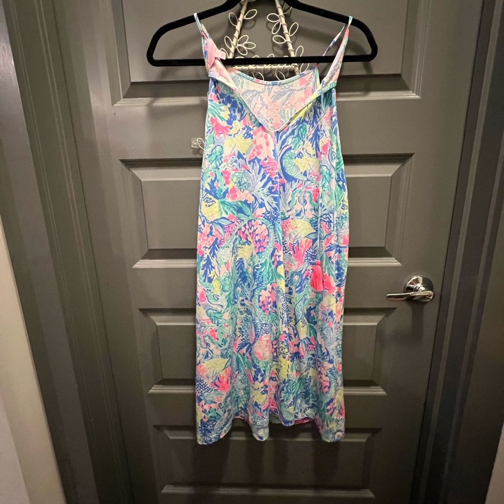 Lilly Pulitzer Margo Swing Dress Mermaids Cove Size L